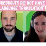 Streifen auf Mangelnde Übersetzung